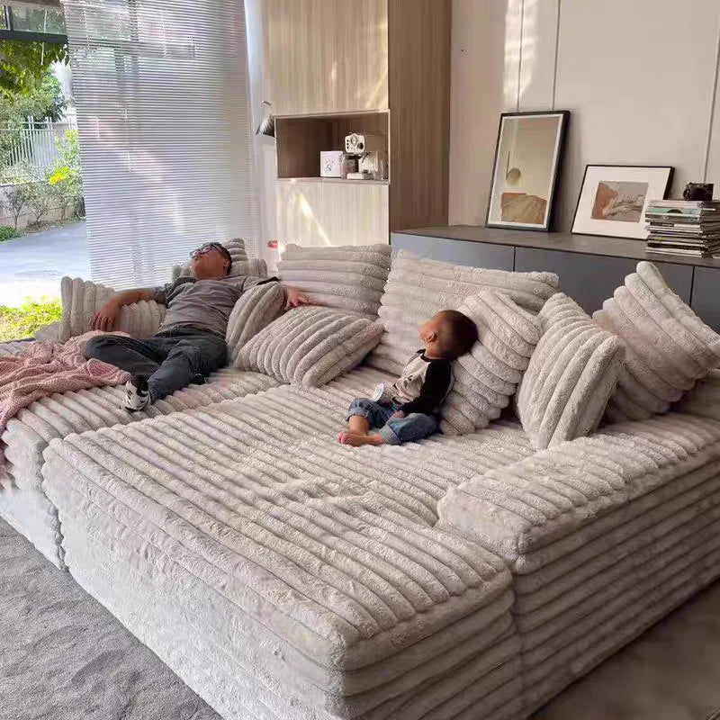 12 Large-sized compressed sofa bed