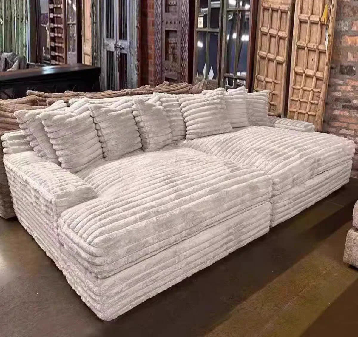 12 Large-sized compressed sofa bed