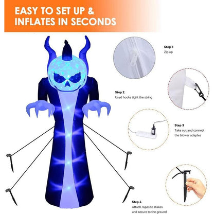 Haunted Horned Specter Inflatable