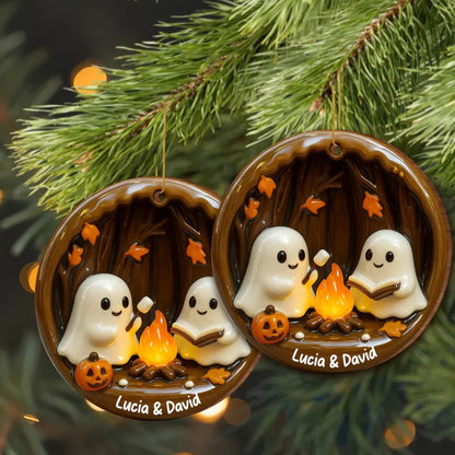 DIY Ghost Campfire Ornament 👻🔥