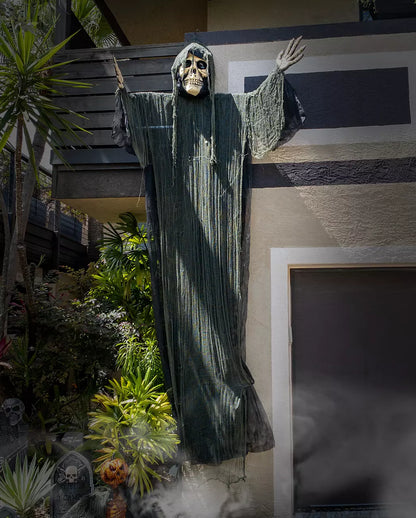 Giant Grim Reaper Hanging Decoration With Light 366cm