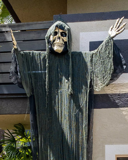 Giant Grim Reaper Hanging Decoration With Light 366cm